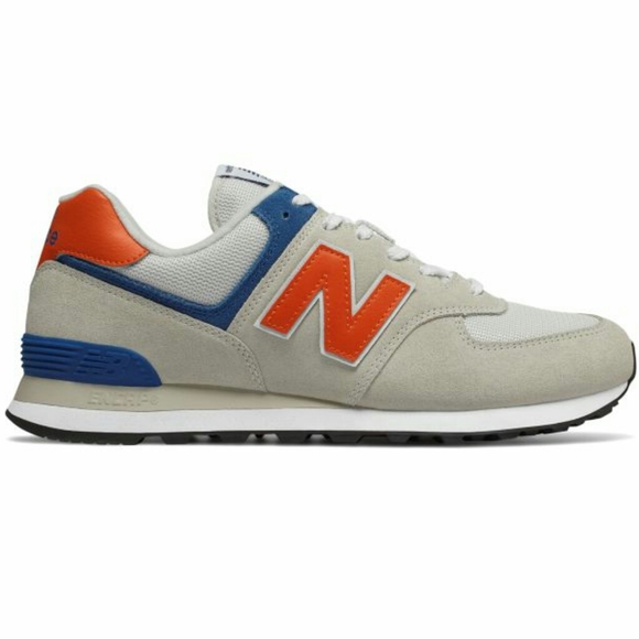 orange and blue new balance 574